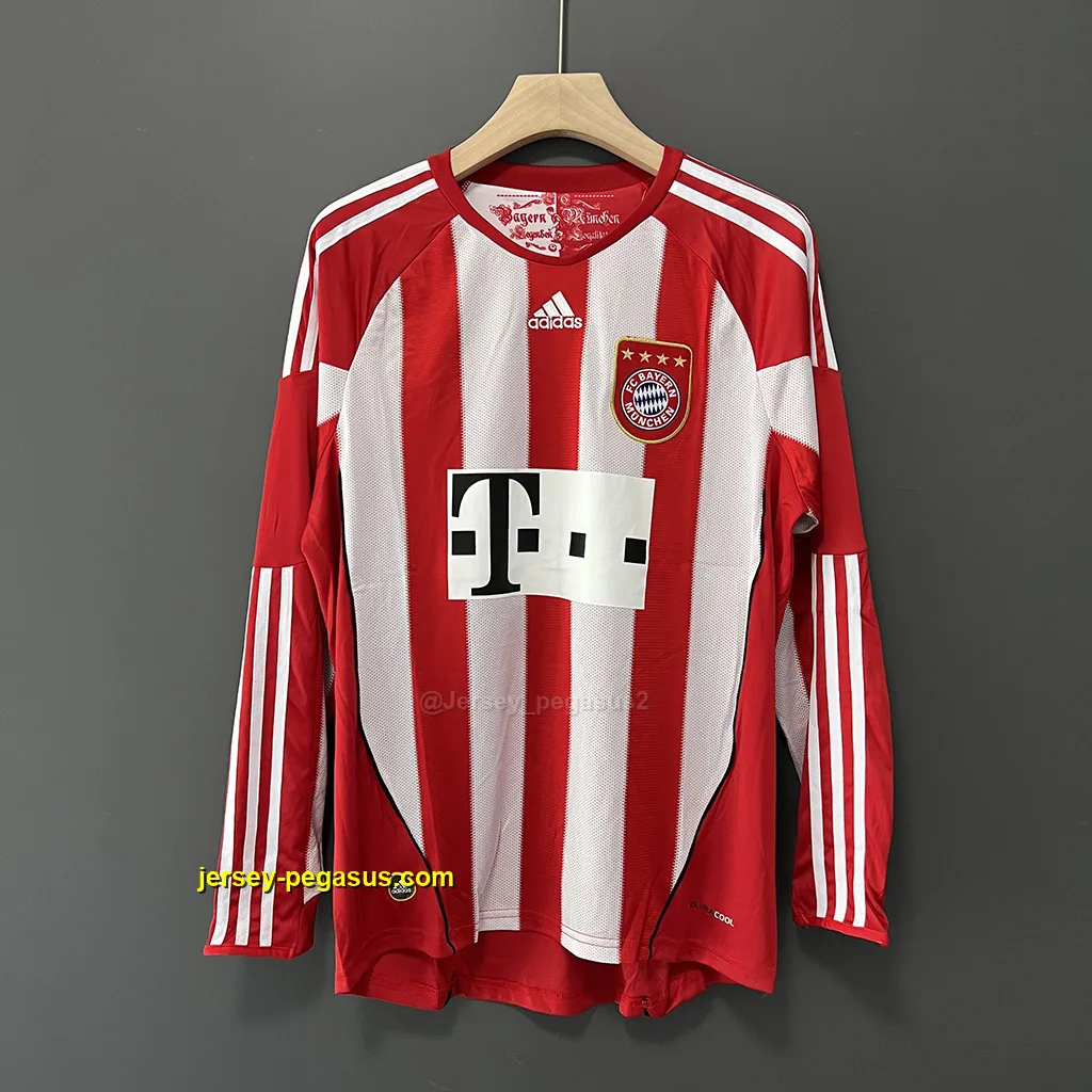 Bayern Munich Retro 10-11 Home LONG SLEEVES