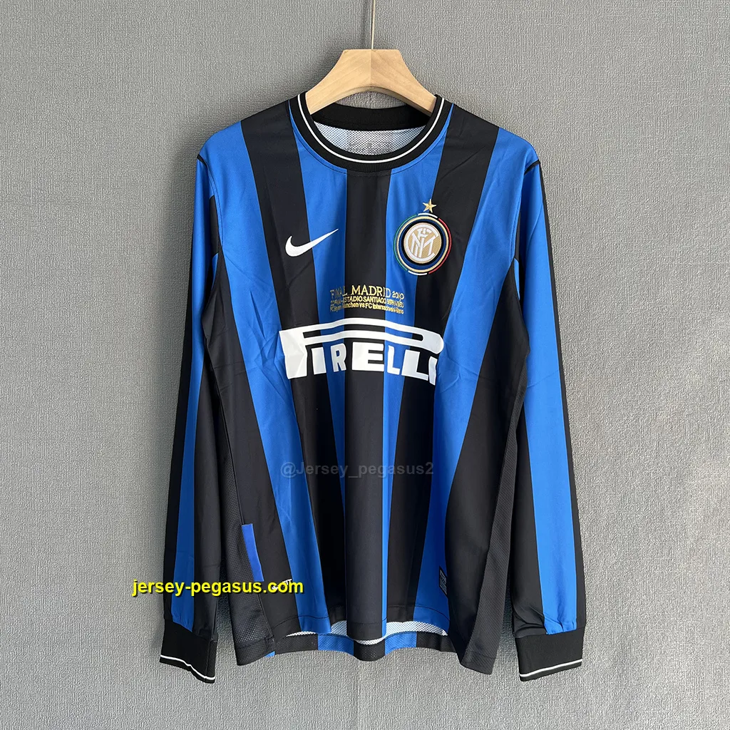 Inter Milano Retro 09-10 Home LONG SLEEVES Inter Milano Retro 09-10 Home LONG SLEEVES