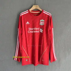Liverpool Retro 10-11 Home LONG SLEEVES