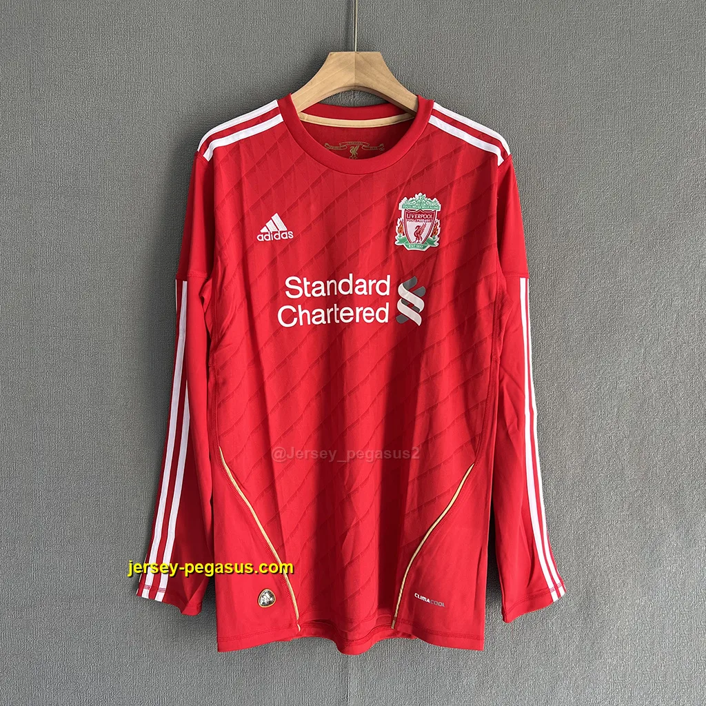 Liverpool Retro 10-11 Home LONG SLEEVES