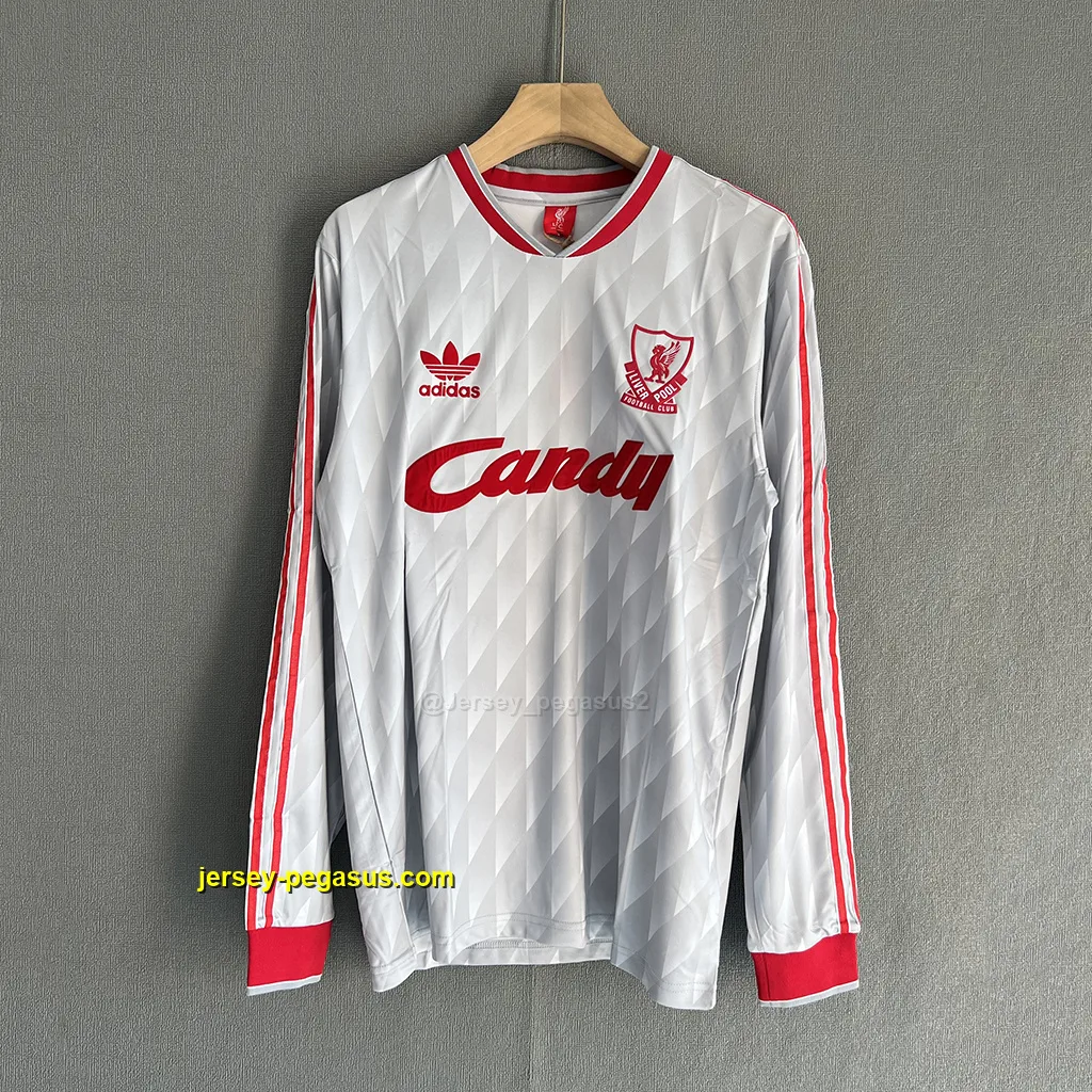 Liverpool Retro 89-91 Away LONG SLEEVES