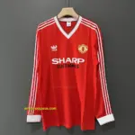 Man Utd Retro 82-83 Home LONG SLEEVES