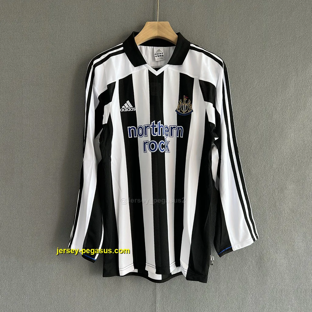 Newcastle United Retro 03-05 Home LONG SLEEVES