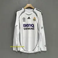 Real Madrid Retro 06-07 Home LONG SLEEVES Real Madrid Retro 06-07 Home LONG SLEEVES