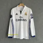 Real Madrid Retro 16-17 Home LONG SLEEVES