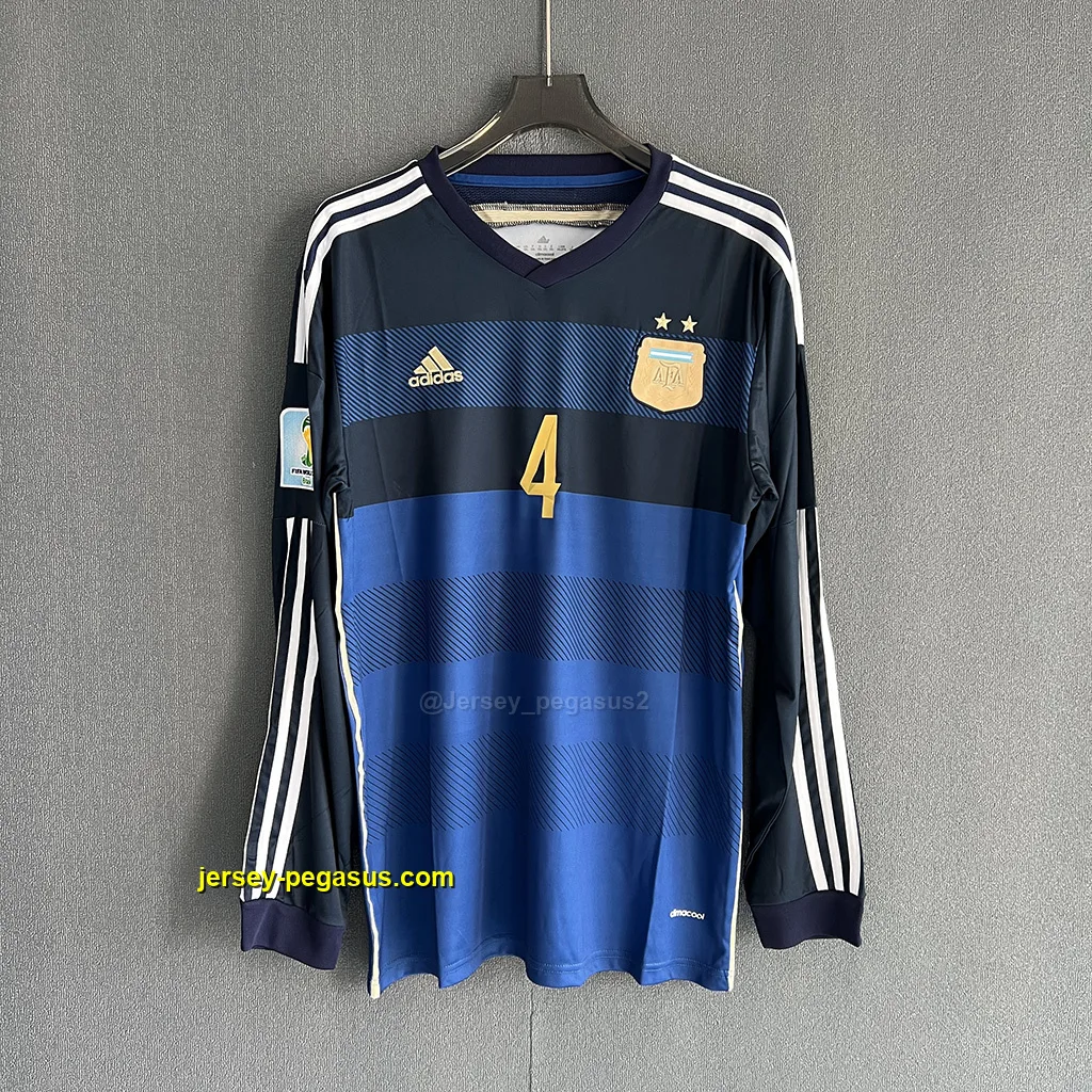 Agentina Retro 2014 Away LONG SLEEVES