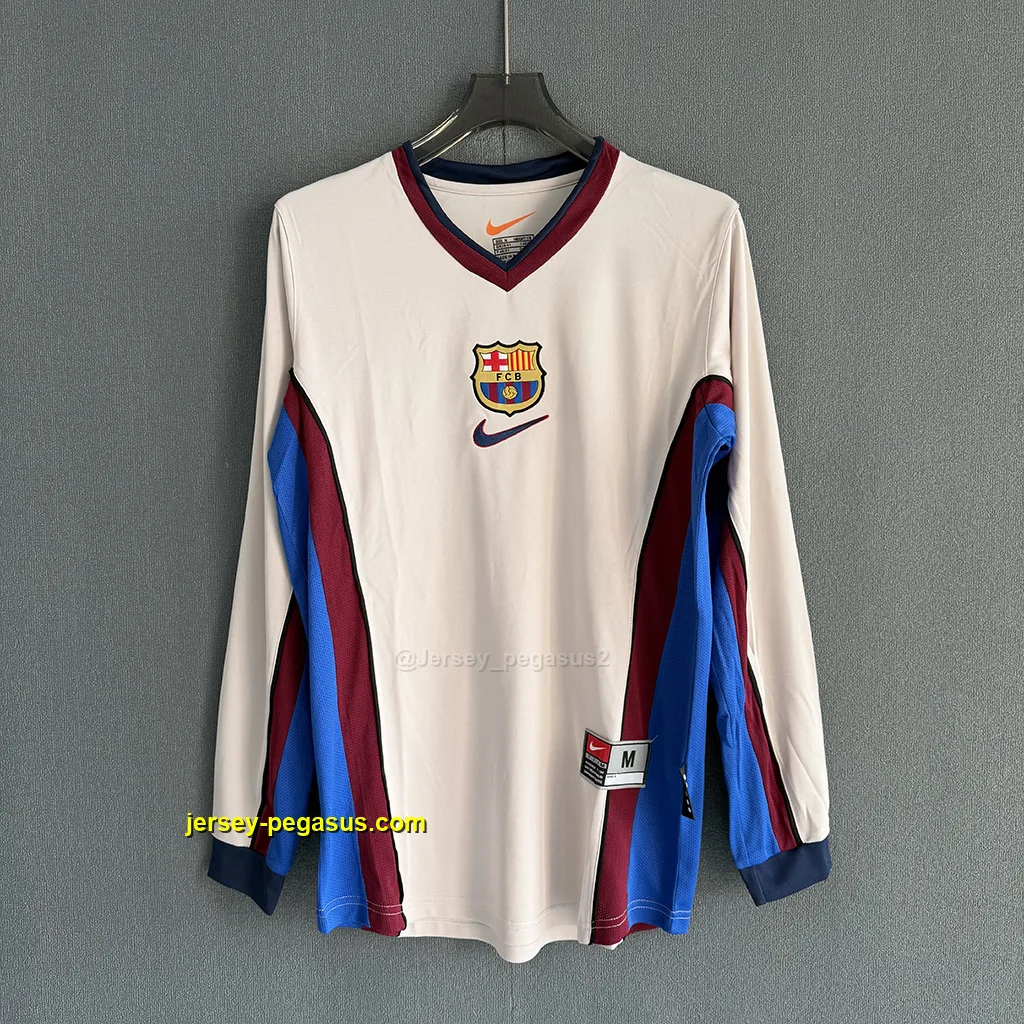 Barcelona Retro 98-00 Away LONG SLEEVES