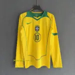 Brazil Retro 2004 Home LONG SLEEVES