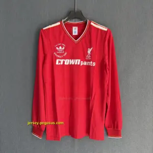 Liverpool Retro 1986 FA Cup Final LONG SLEEVES