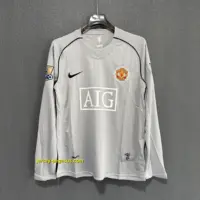 Man Utd Retro 07-08 GK Gray LONG SLEEVES