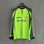 Man Utd Retro 98-99 GK Green LONG SLEEVES