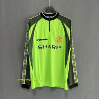 Man Utd Retro 98-99 GK Green LONG SLEEVES