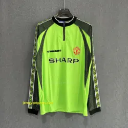 Man Utd Retro 98-99 GK Green LONG SLEEVES