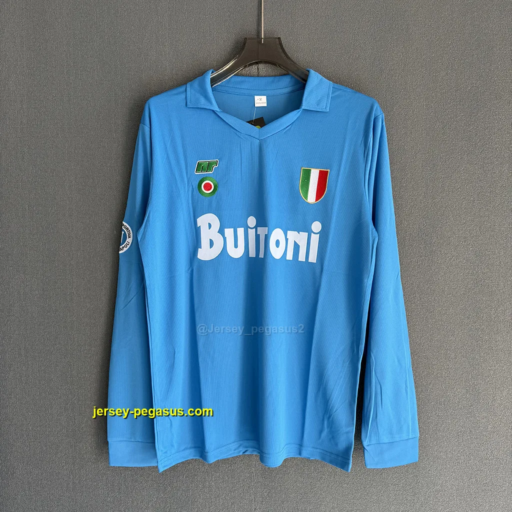 Napoli Retro 87-88 Home LONG SLEEVES