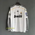 Real Madrid Retro 09-10 Home LONG SLEEVES