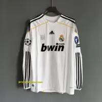 Real Madrid Retro 09-10 Home LONG SLEEVES Real Madrid Retro 09-10 Home LONG SLEEVES