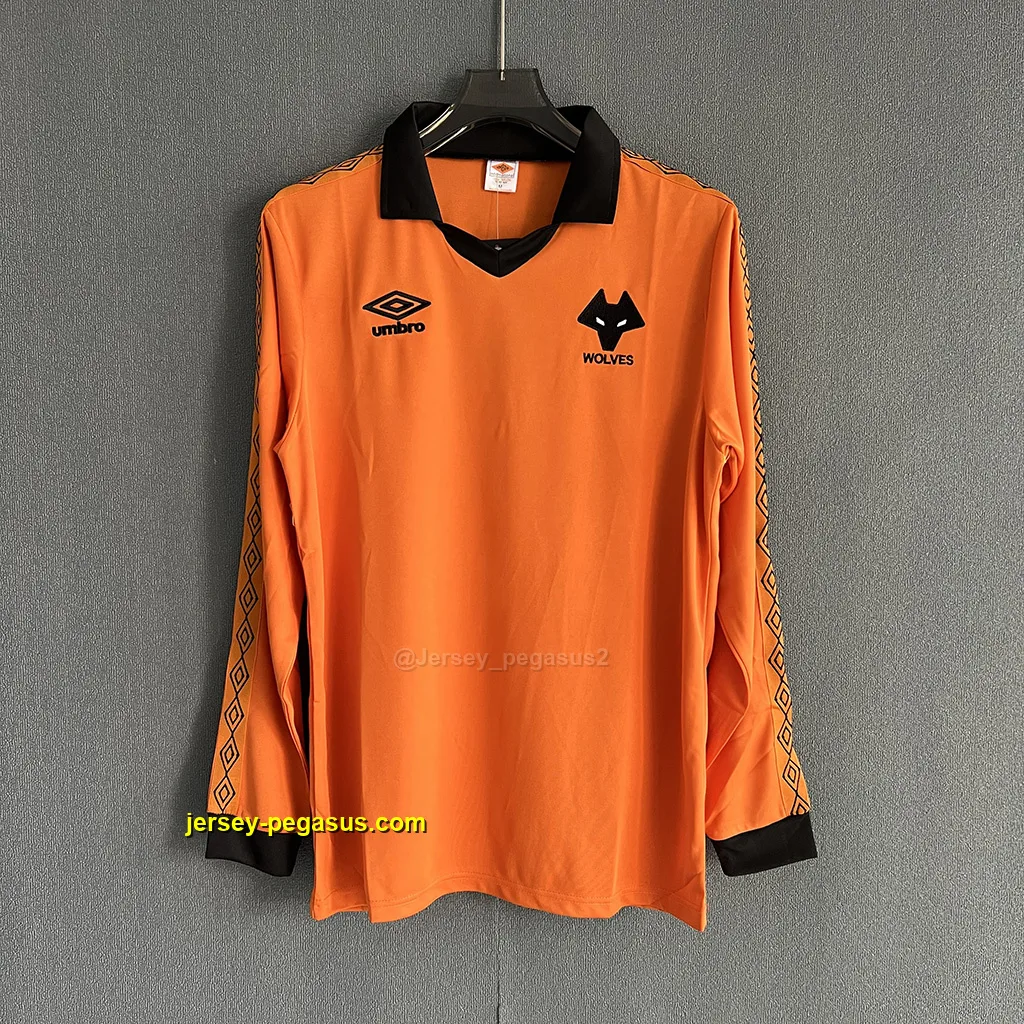 Wolves Retro 80-81 Home LONG SLEEVES