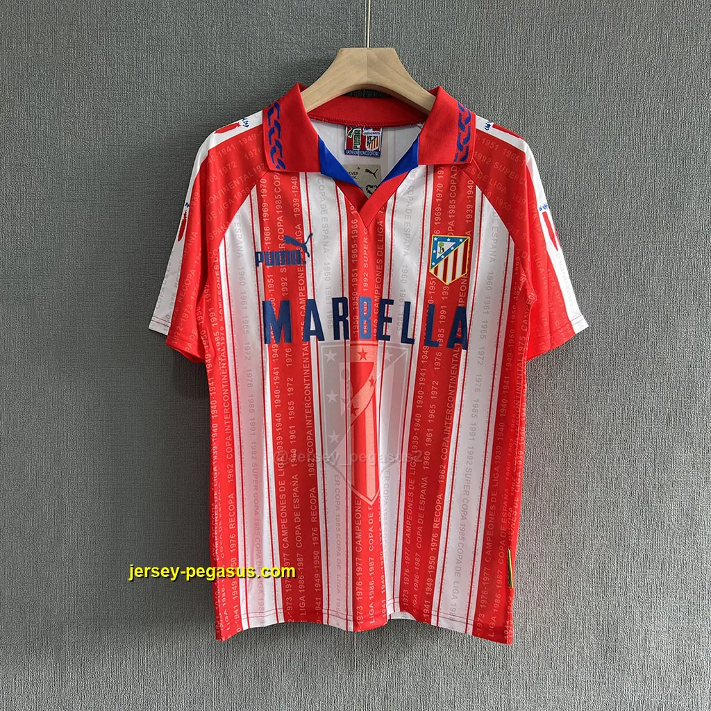 Atlético de Madrid Retro 95-96 Home Atlético de Madrid Retro 95-96 Home