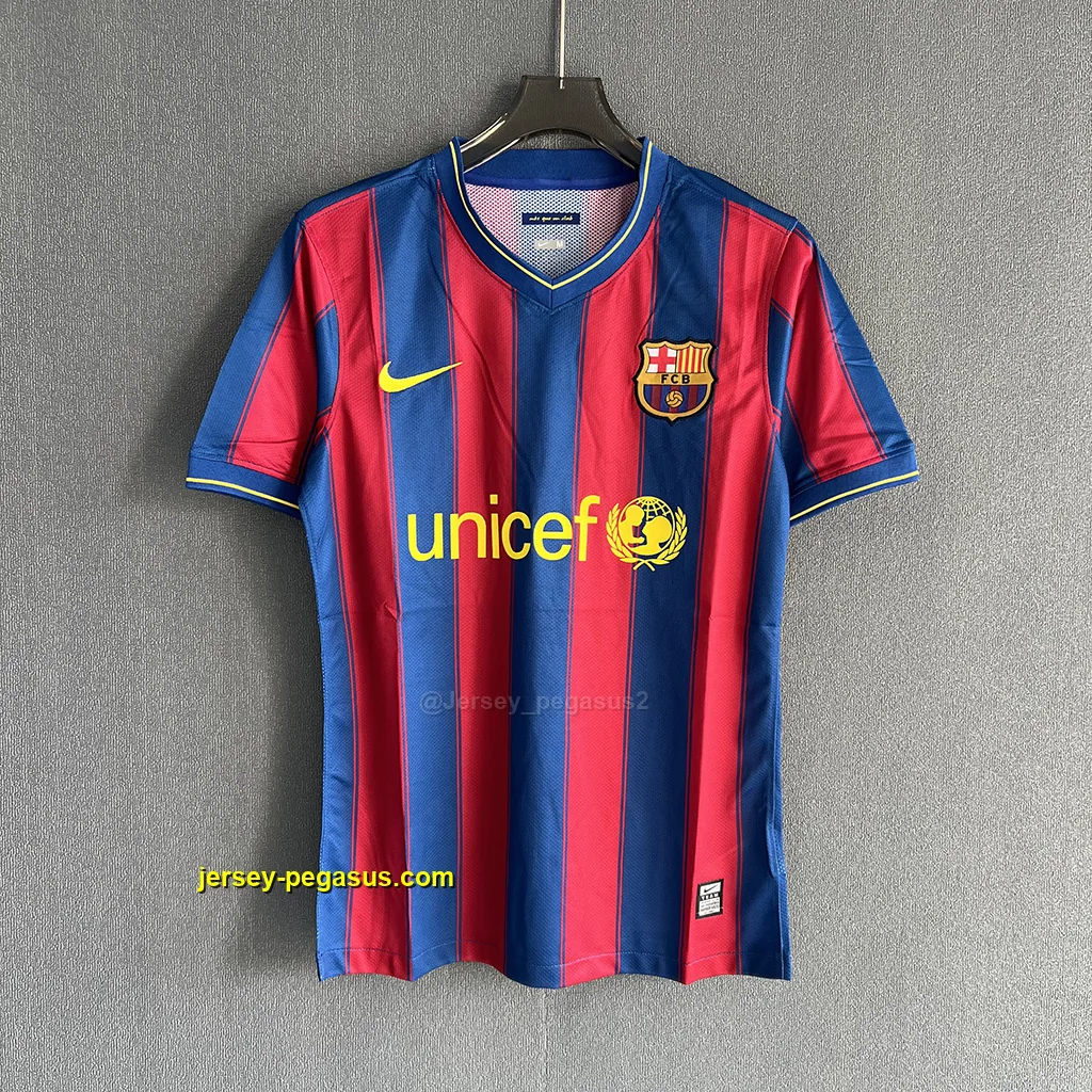 Barcelona Retro 09-10 Home Player Version