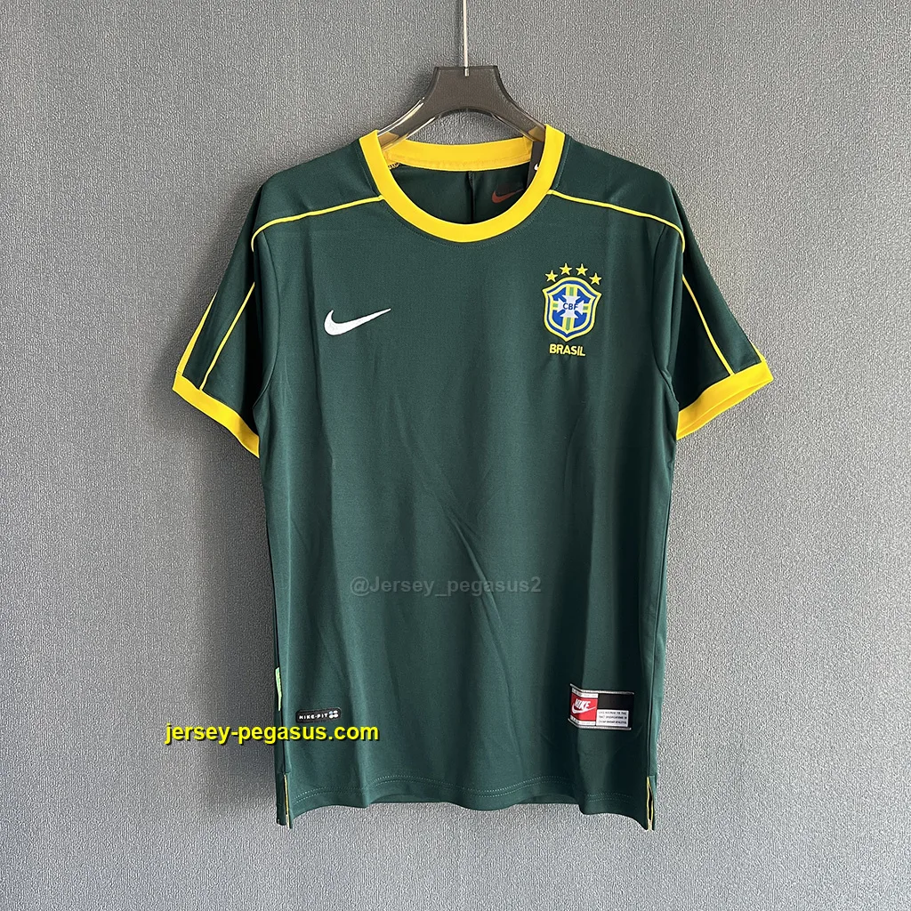 Brazil Retro 1998 GK Green Brazil Retro 1998 GK Green