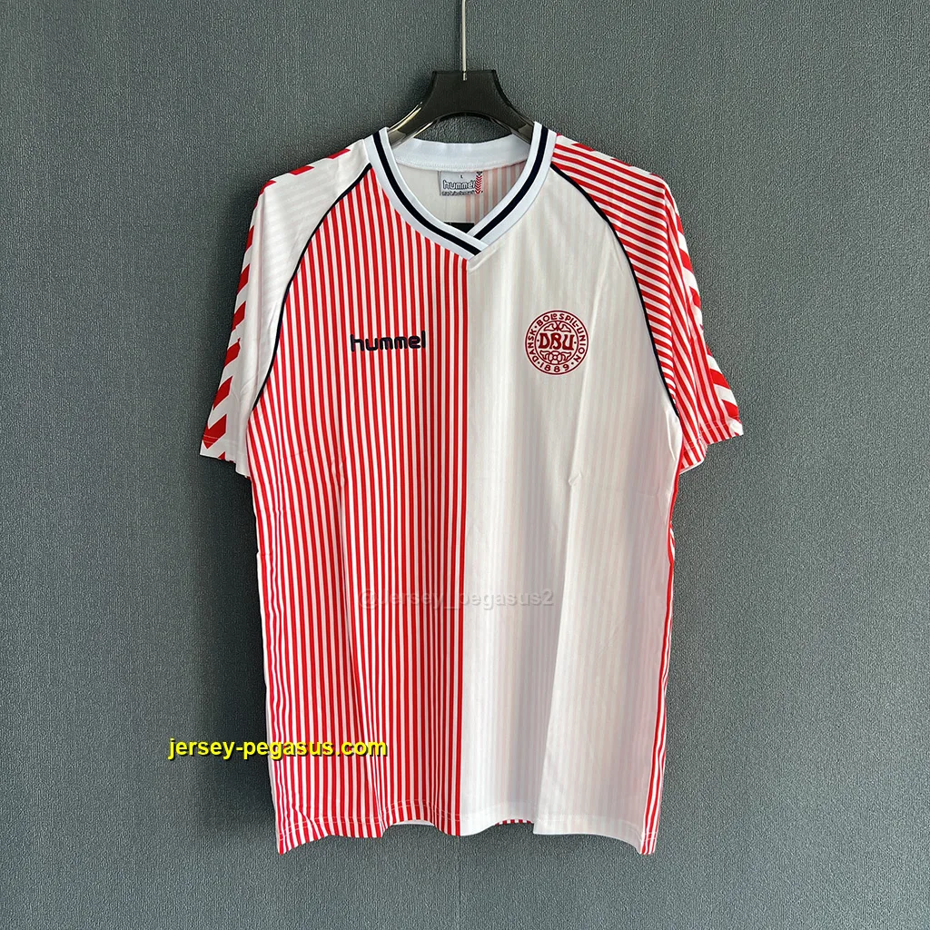 Denmark Retro 1986 Away Denmark Retro 1986 Away