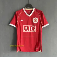 Man Utd Retro 06-07 Home Player Version Man Utd Retro 06-07 Home Player Version