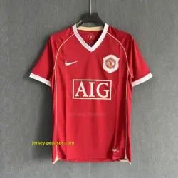 Man Utd Retro 06-07 Home Player Version