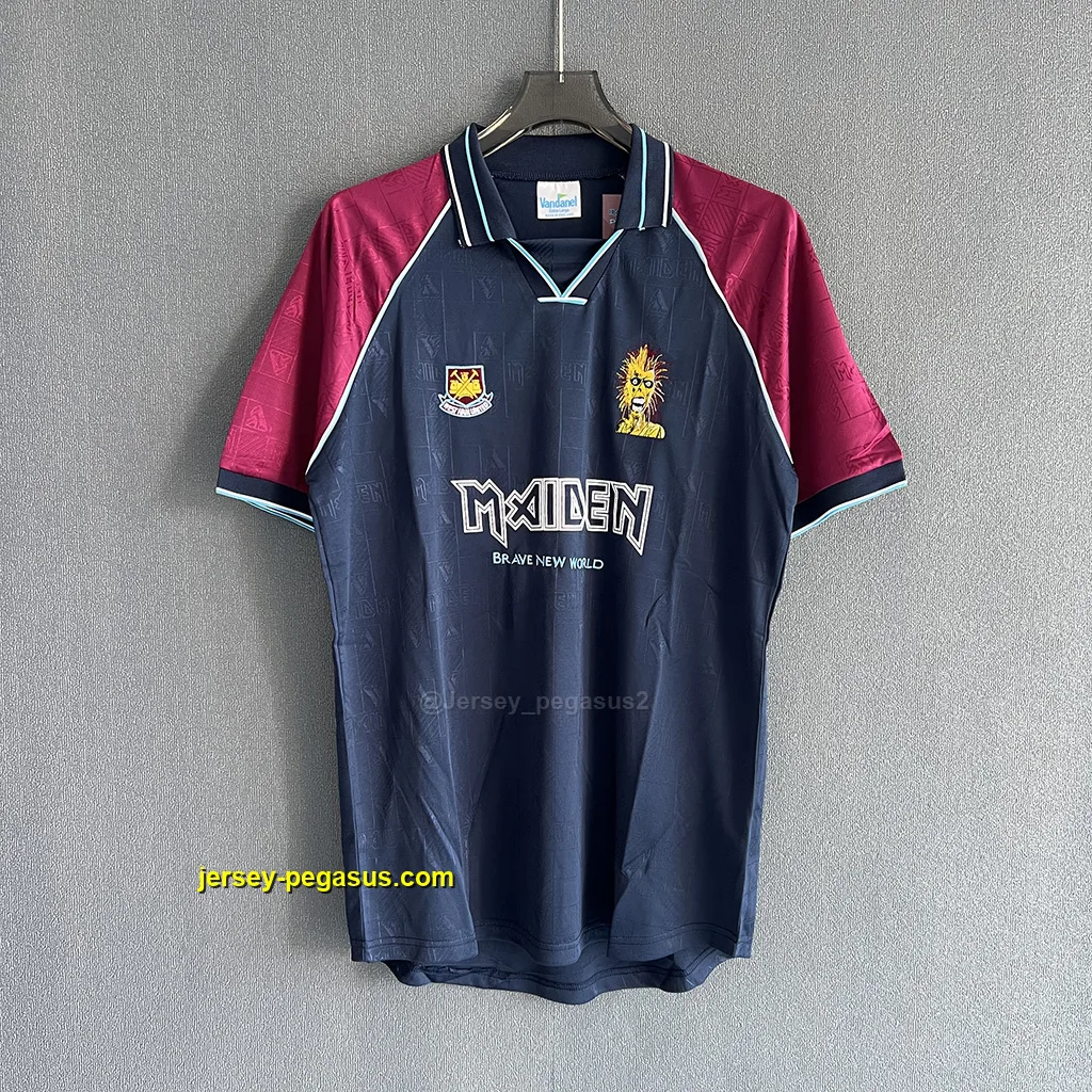 West Ham x Iron Maiden Retro 1999-01 Home West Ham x Iron Maiden Retro 1999-01 Home