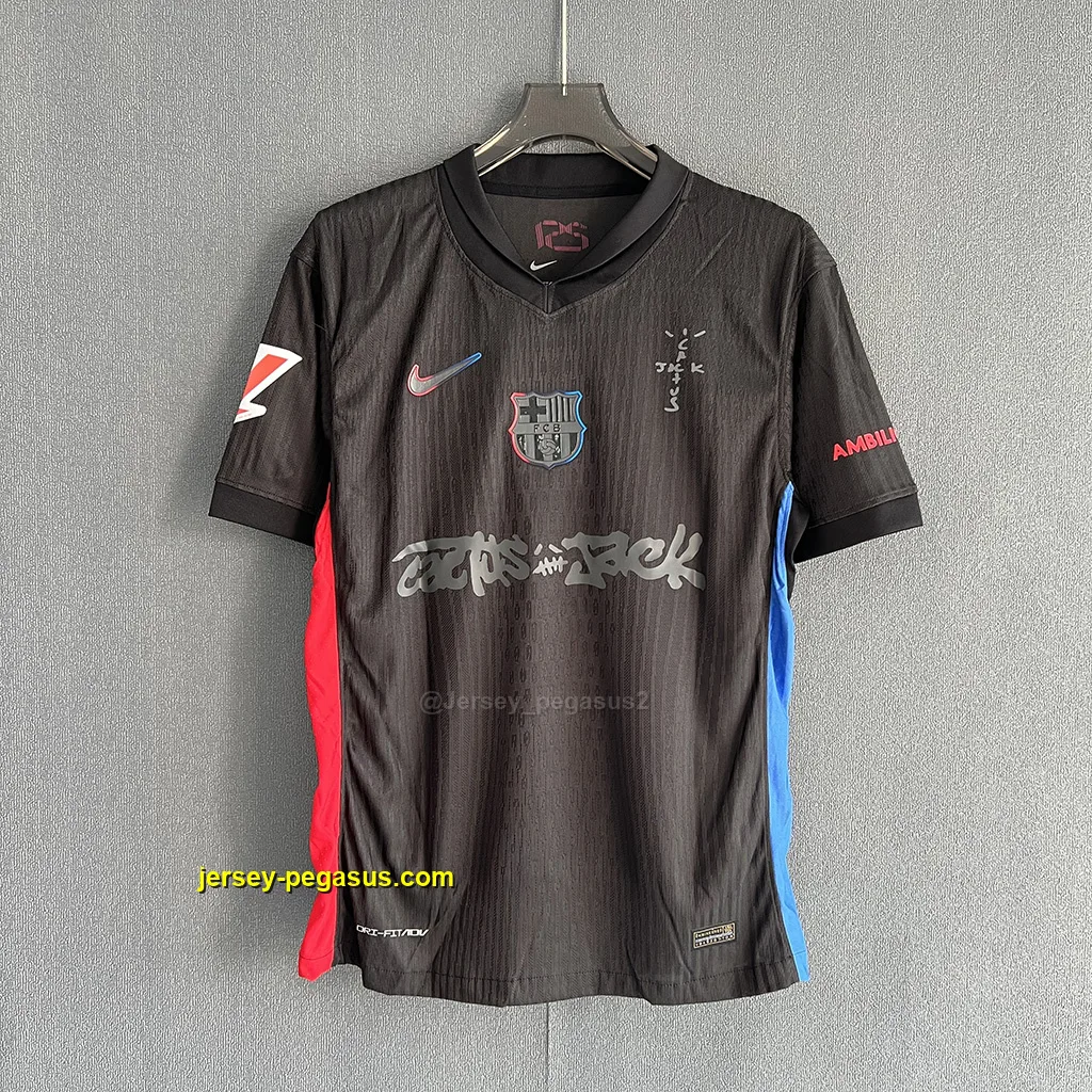 Barcelona Travis Scott Away Player Version Barcelona Travis Scott Away Player Version