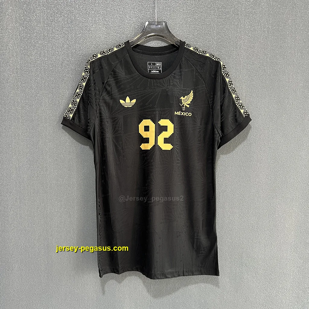 Mexico Pre-Match Black Gold Player Version Mexico Pre-Match Black Gold Player Version