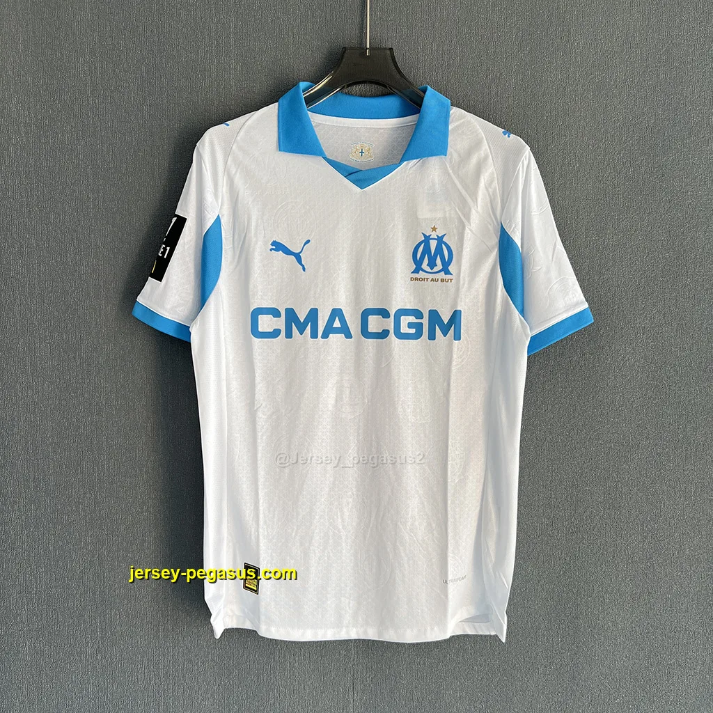 Olympique de Marseille Home Player Version Olympique de Marseille Home Player Version