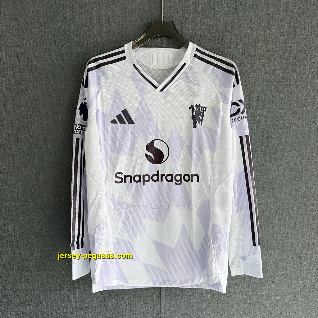 Man Utd Away LONG SLEEVES Player Version