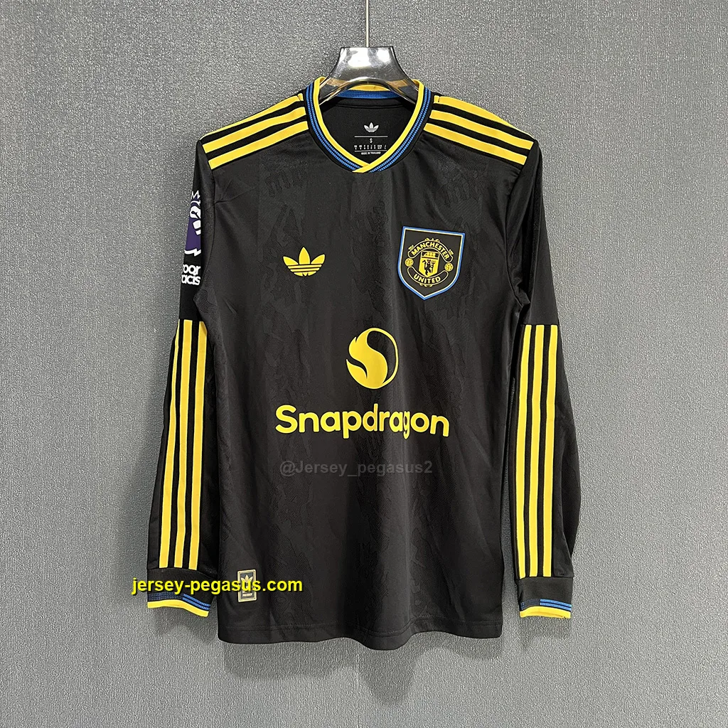 Man Utd Third LONG SLEEVES Player Version Man Utd Third LONG SLEEVES Player Version