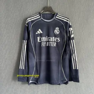 Real Madrid Away LONG SLEEVES Player Version