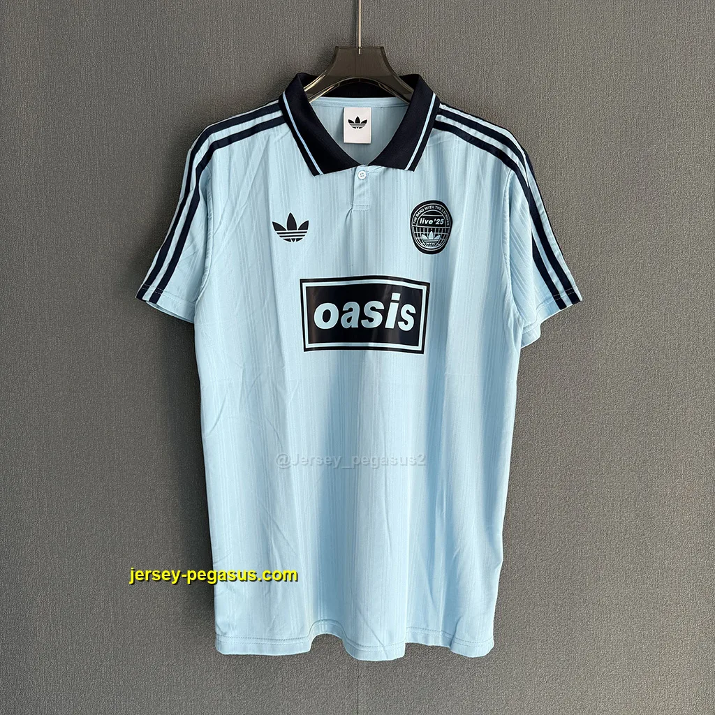 Oasis X adidas Originals Tour Light Blue Oasis X adidas Originals Tour Light Blue
