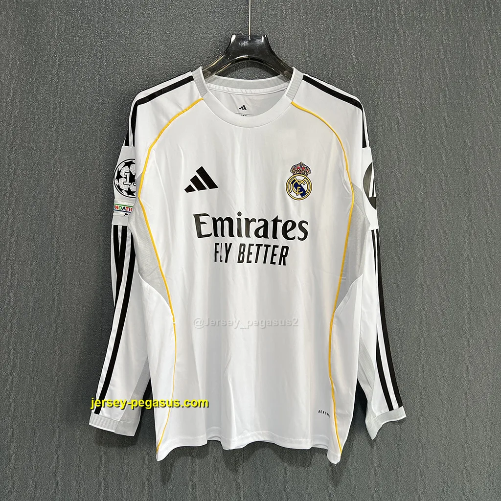 Real Madrid Home LONG SLEEVES Real Madrid Home LONG SLEEVES