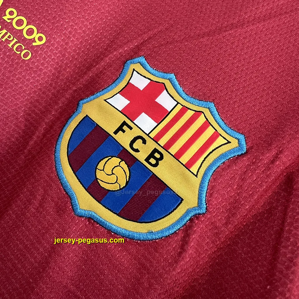Barcelona Retro 08-09 Home LONG SLEEVES