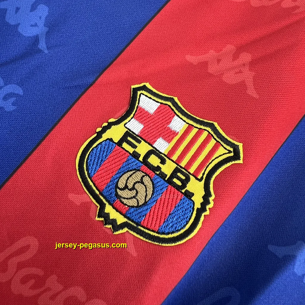 Barcelona Retro 95-97 Home LONG SLEEVES