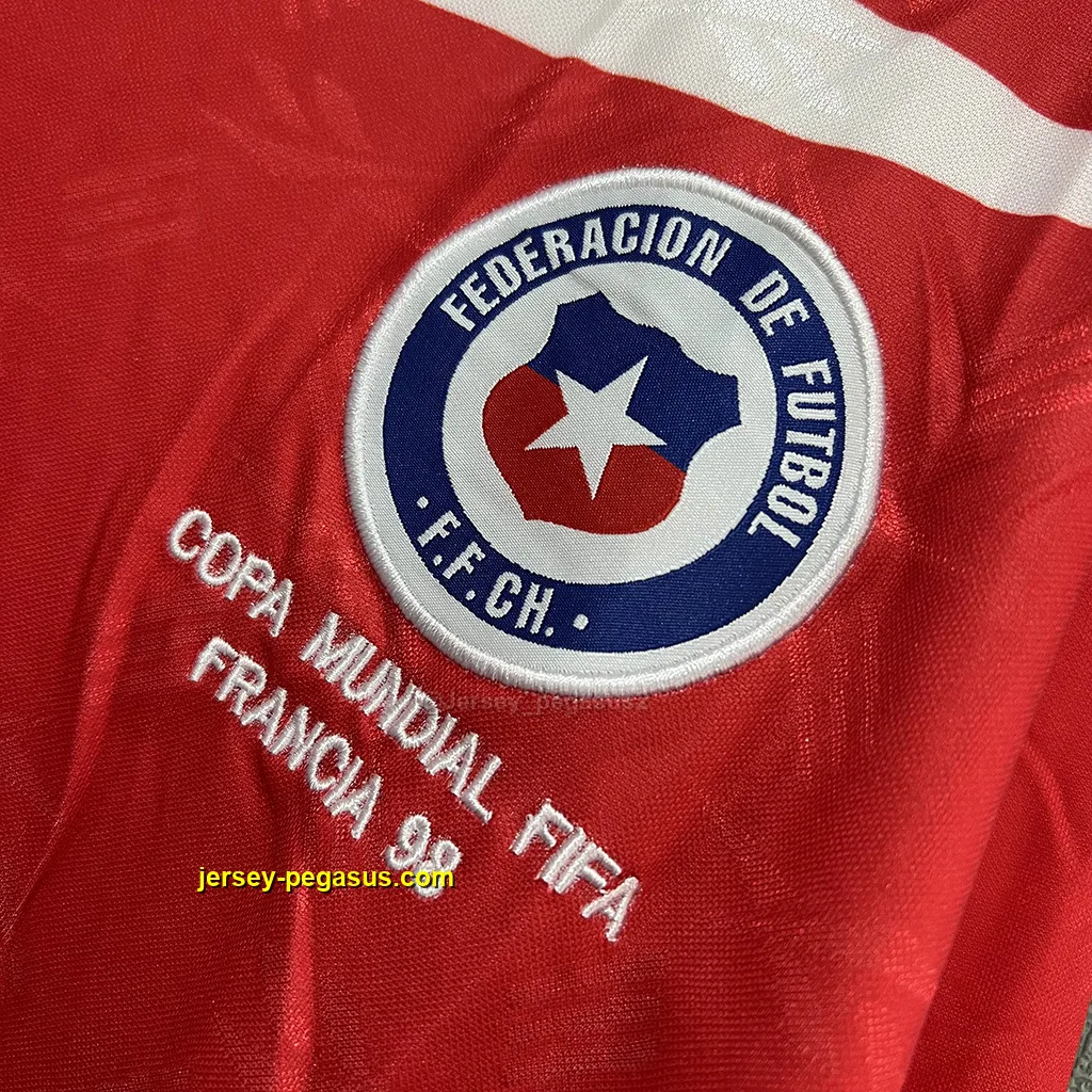 Chile Retro 1998 Home LONG SLEEVES
