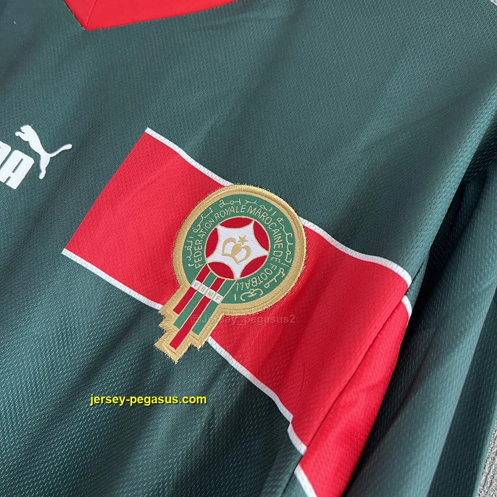 Morocco Retro 98 Home LONG SLEEVES Morocco Retro 98 Home LONG SLEEVES