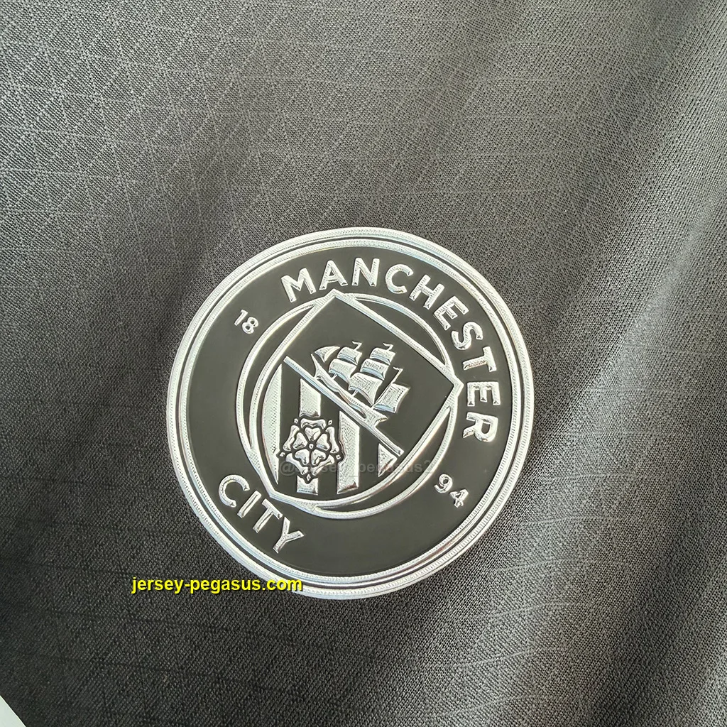 Man City Away LONG SLEEVES Player Version
