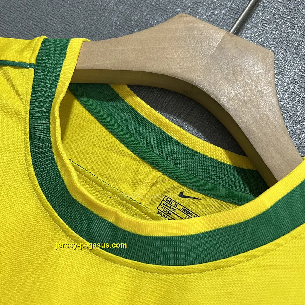 Brazil Retro 1998 Home LONG SLEEVES