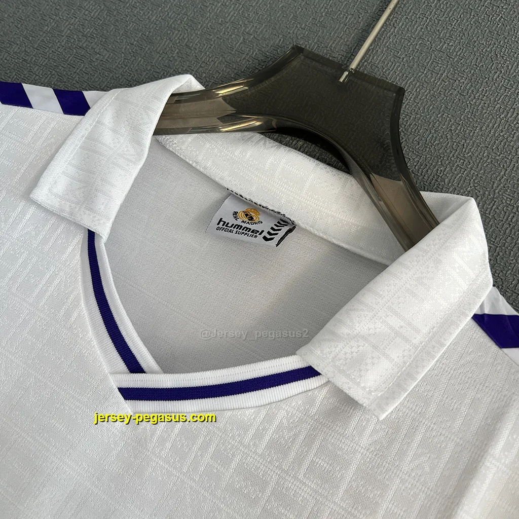 Real Madrid Retro 88-89 Home Real Madrid Retro 88-89 Home
