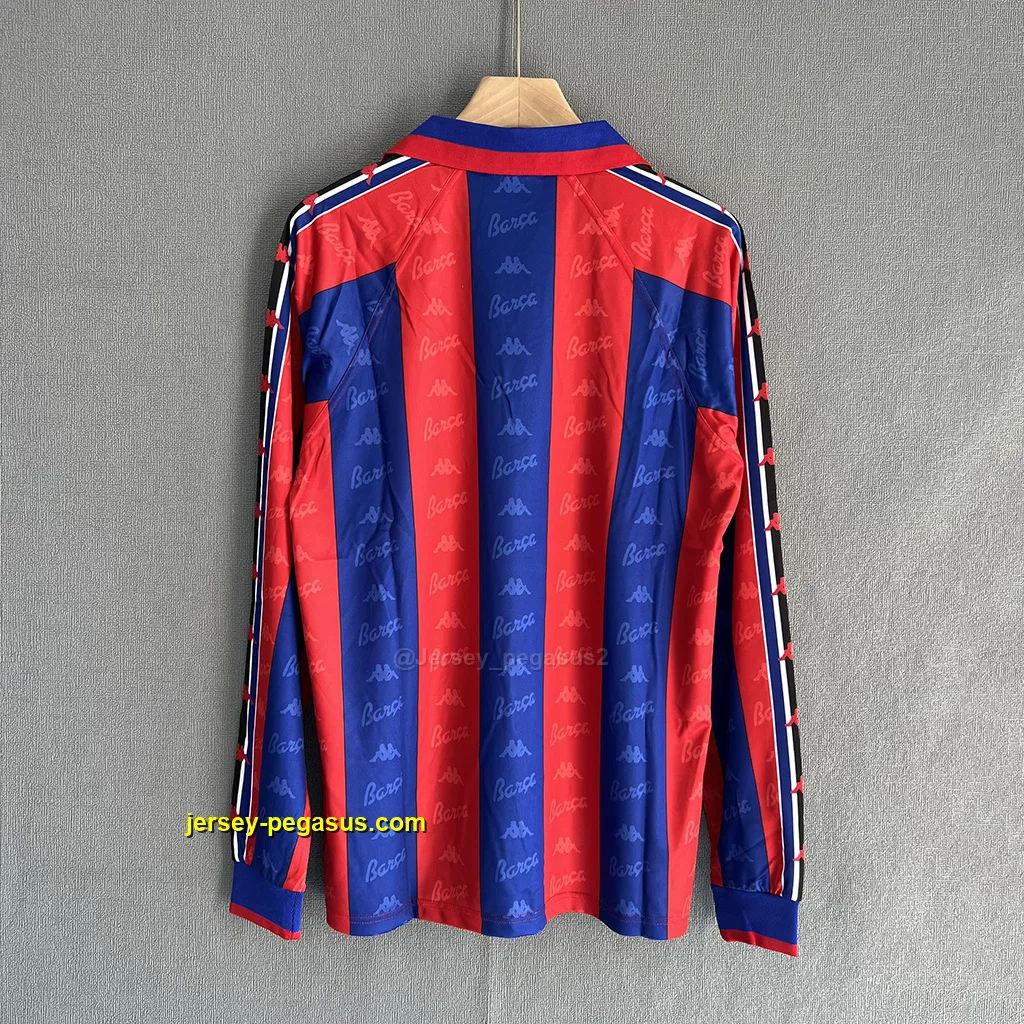 Barcelona Retro 95-97 Home LONG SLEEVES