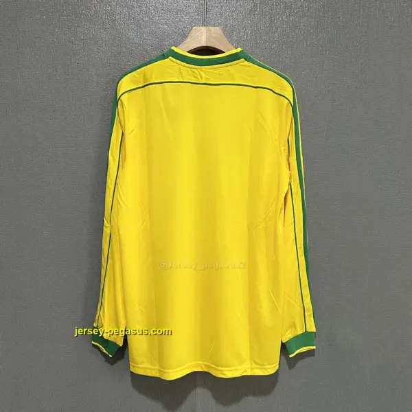 Brazil Retro 1998 Home LONG SLEEVES