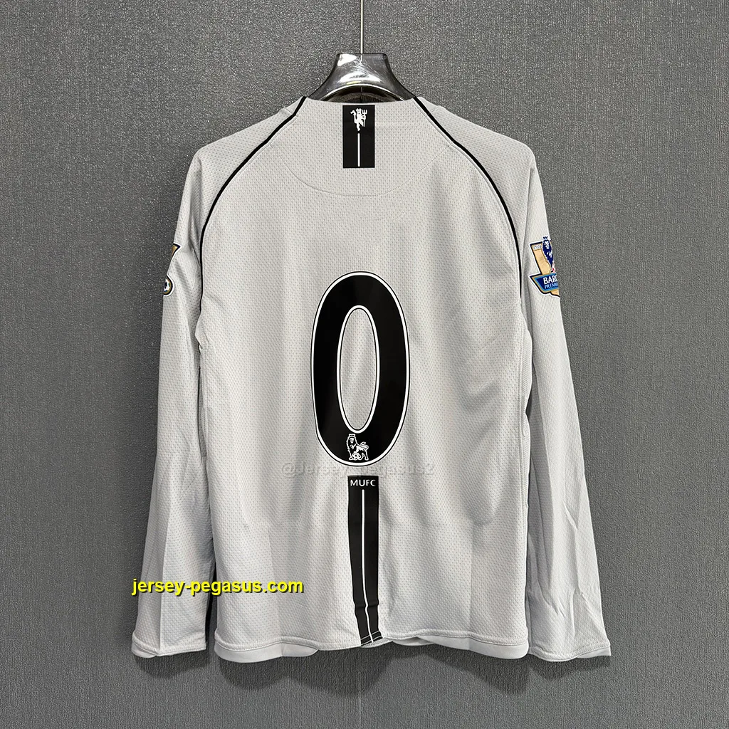 Man Utd Retro 07-08 GK Gray LONG SLEEVES