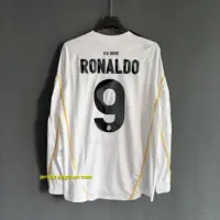 Real Madrid Retro 09-10 Home LONG SLEEVES Real Madrid Retro 09-10 Home LONG SLEEVES