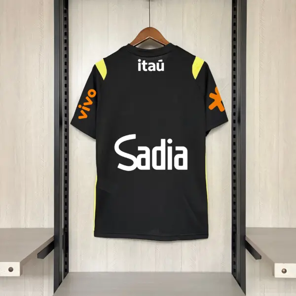 2026 Brazil Training Kit Black All Sponsors