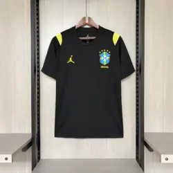 2026 Brazil Training Kit Black Jersey