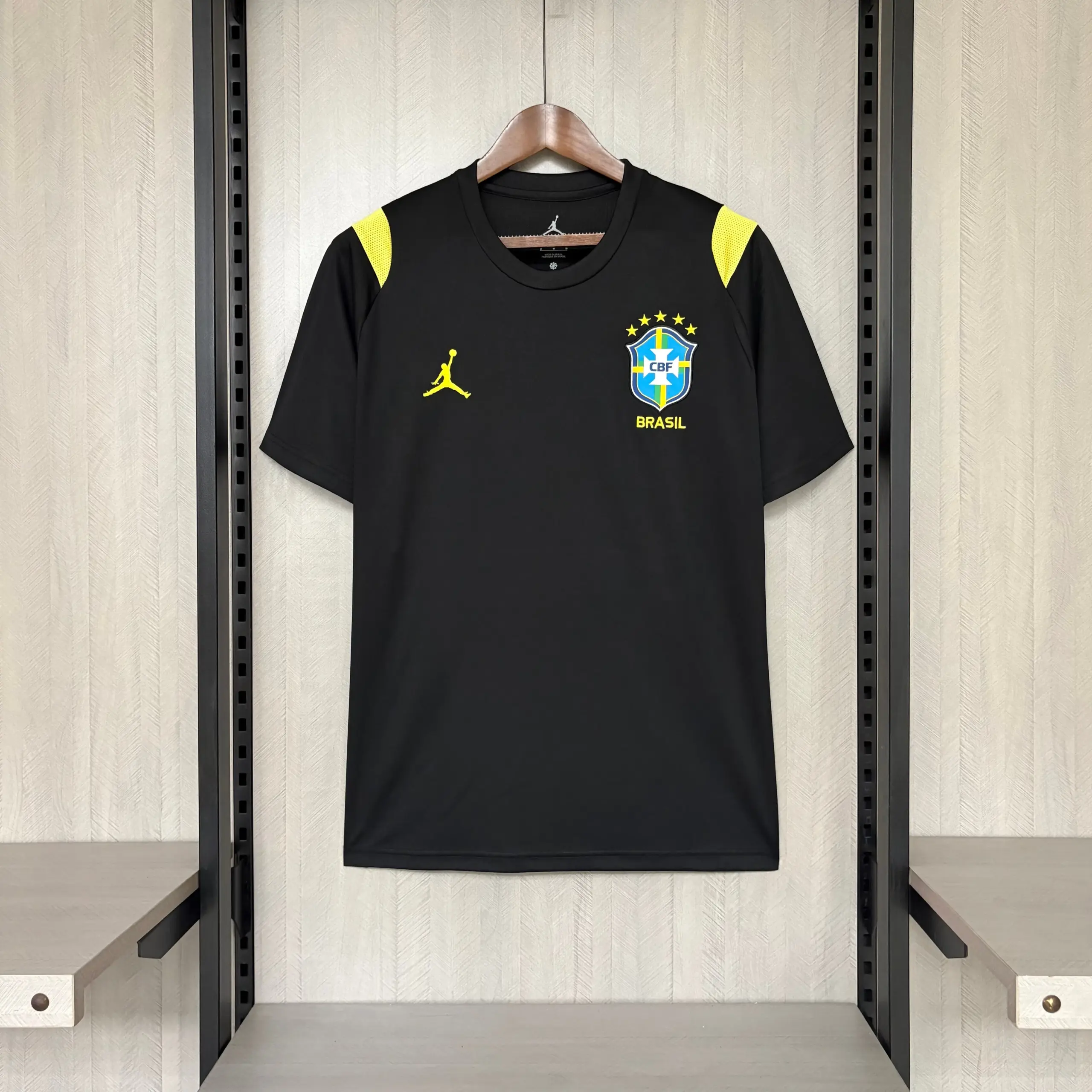 2026 Brazil Training Kit Black Jersey